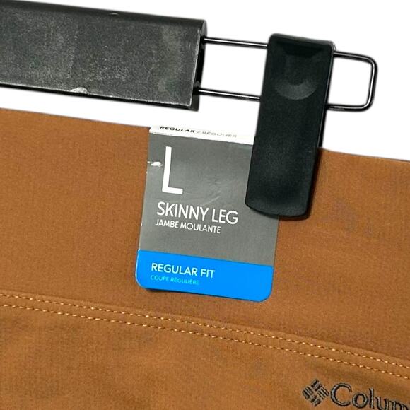 Columbia Anytime Slim Pull On Pant NWT Women's Sz L Tan Gorpcore Casual Everyday - Picture 4 of 7